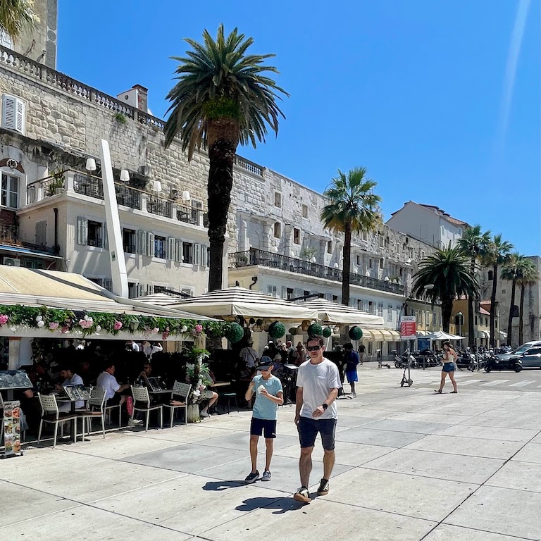 Riva de Split (avenida beira-mar), Croácia