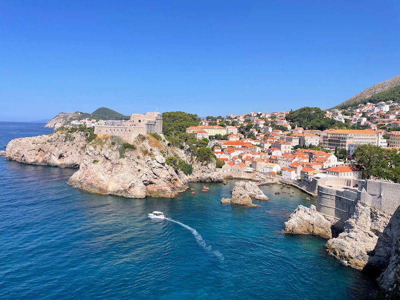 Vista da cidade de Dubrovnik, Croácia