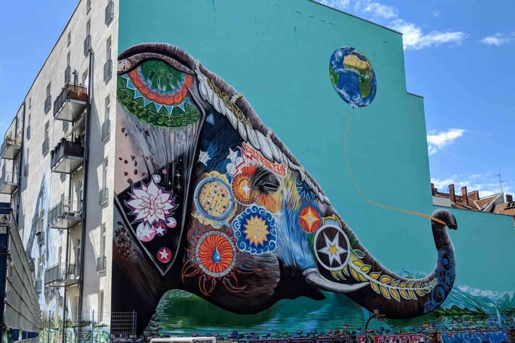Mural  Elefante em Berlim